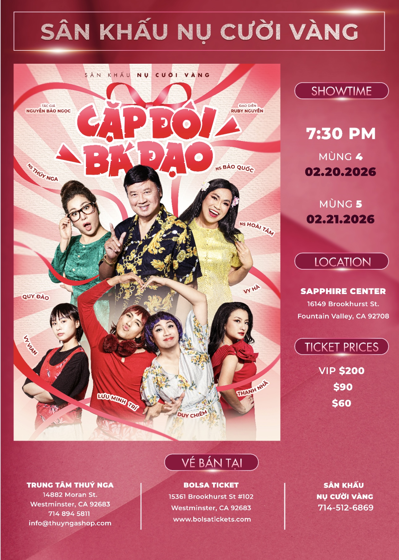 Cặp Đôi Bá Đạo (Mùng 4 Tết) Feb 20