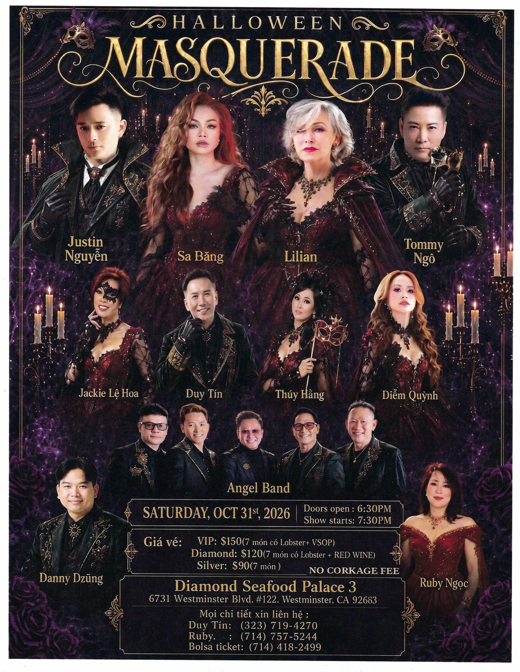 Halloween Masquerade - October 31